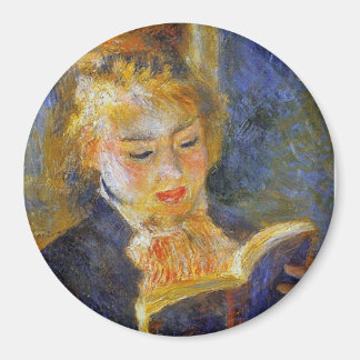 Frau Reading - Auguste Renoir Magnet