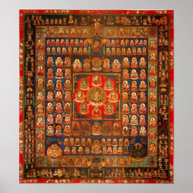 Frau Realm Mandala Poster (Vorne)