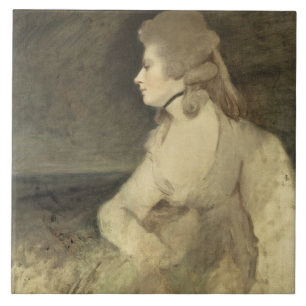 Frau Robinson, c.1784 (Öl auf Leinwand) Fliese