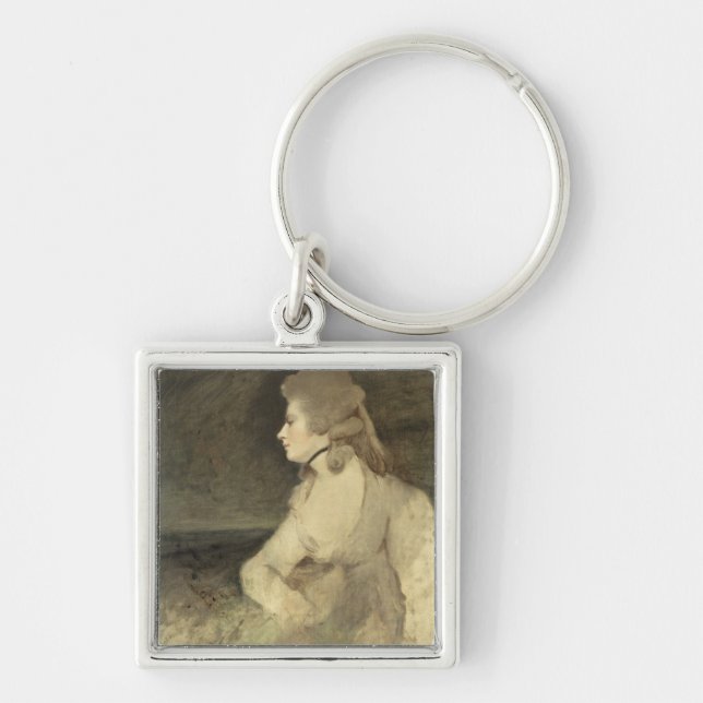 Frau Robinson, c.1784 (Öl auf Leinwand) Schlüsselanhänger (Vorne)