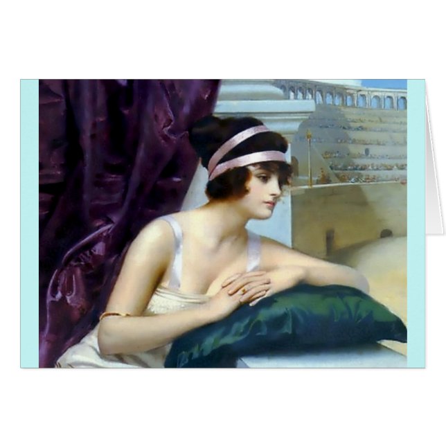 Frau römische Colosseum Malerei (Vorderseite (Horizontal))