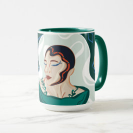 Frau Schlange - Schlangenkopfmutter Tasse