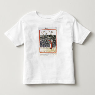 Frau schützt ihre Mühle Kleinkind T-shirt
