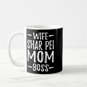 Frau Shar Pei Mutter Chef Kaffeetasse