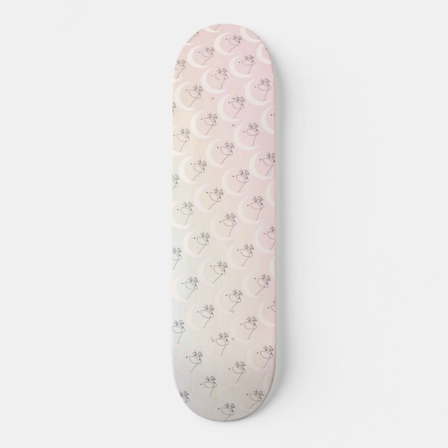 Frau Skateboard (Vorderseite)