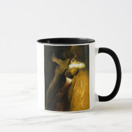 Frau spielt Cello Tasse