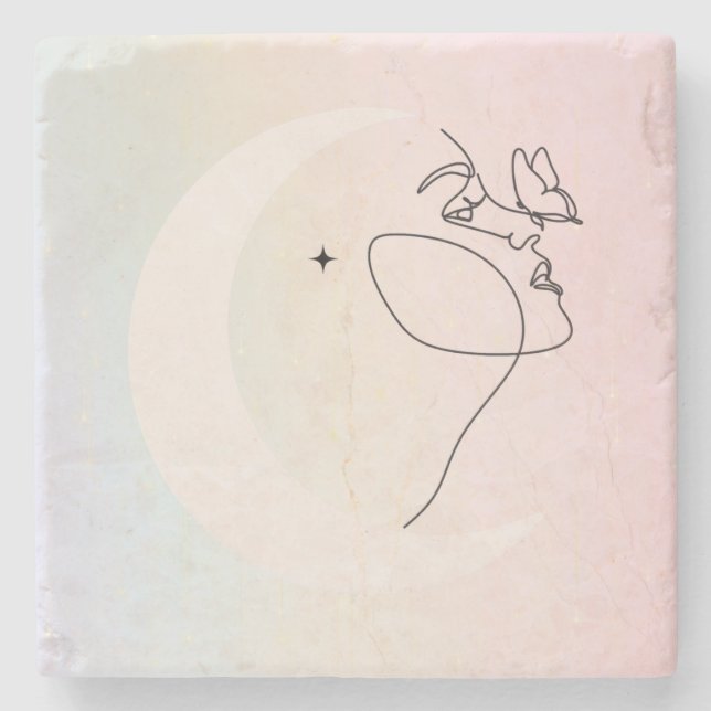 Frau Steinuntersetzer (Vorderseite)