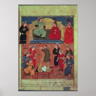 Frau Supp. Pers.Arghan Khan mit zwei seiner Poster