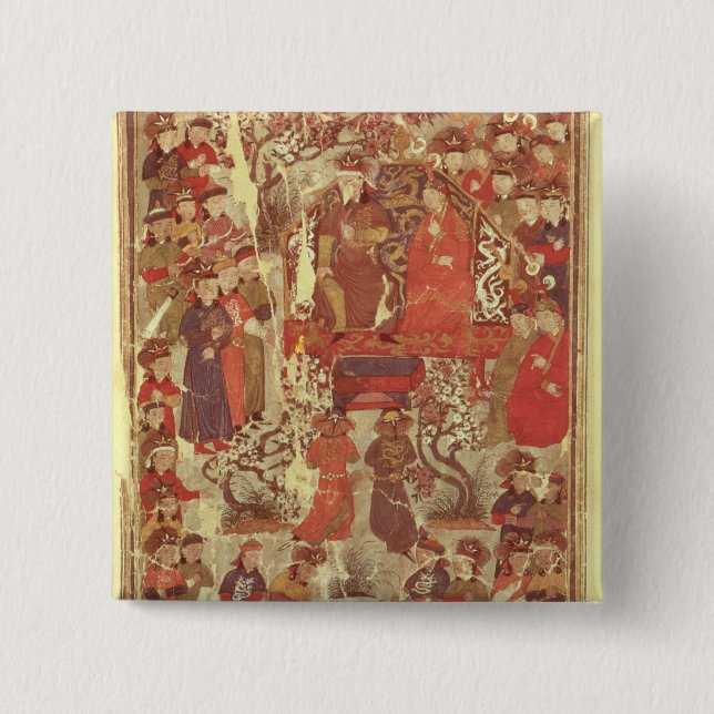 Frau Supp. Pers.Genghis Khan und seine Ehefrau Button (Vorderseite)