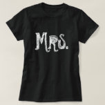 Frau t Shirts für die Braut / Ehefrau<br><div class="desc">Mrs. t Shirts für die Ehefrau und Match T Shirts für den Bräutigam. Niedliche Hochzeit oder Junggeselinnen-Abschied Geschenk Idee für Braut und Bräutigam / Ehemann und Ehefrau . Vintages handgeschriebenes Design.</div>