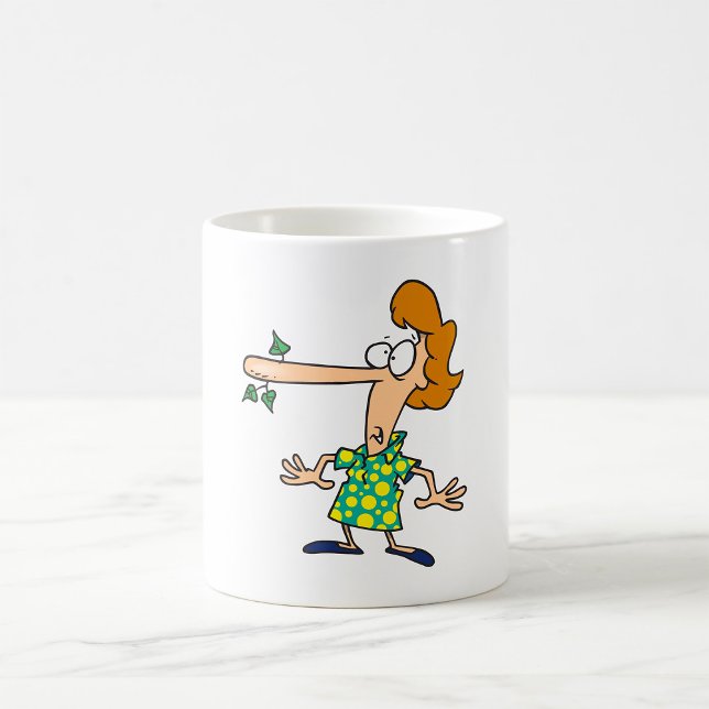 Frau Telling Lies Kaffeetasse (Von Creator hochgeladen)