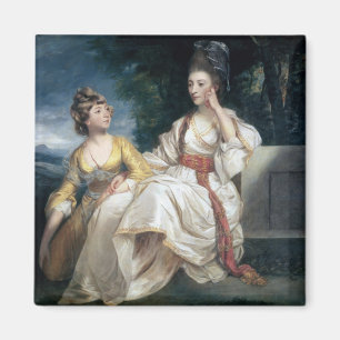 Frau Thrale und ihre Tochter Hester 1777-78 Magnet