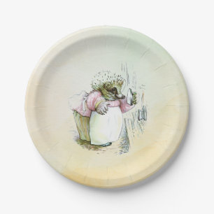 Frau Tiggy-Winkle 4 Papierplatten Pappteller