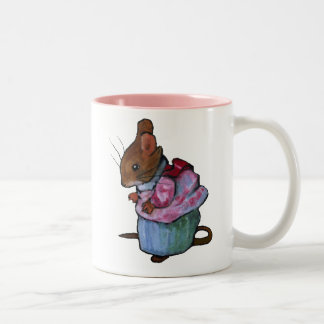 Frau Tittlemouse: Öl-Pastell Zweifarbige Tasse