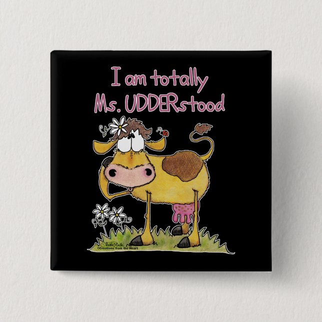 Frau UDDERstand Button (Vorderseite)