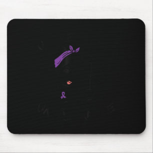 Frau Unbrechable Ribbon Lupus Awareness Women Moti Mousepad