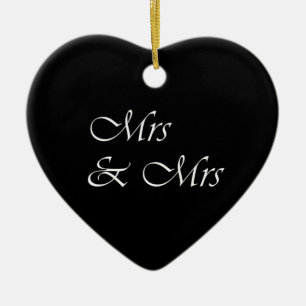 Frau und Frau Keramikornament