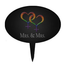 Frau und Frau Lesbian Pride Rainbow Symbols