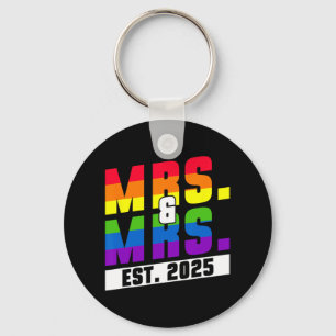 Frau und Frau seit 2025 - Hochzeit zum Gay Pride  Schlüsselanhänger