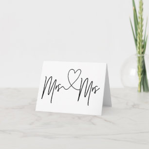 Frau und Frau Wedding Day Card Lesbian Wedding Car Karte