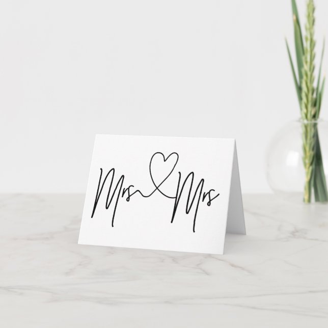 Frau und Frau Wedding Day Card Lesbian Wedding Car Karte (Vorderseite)