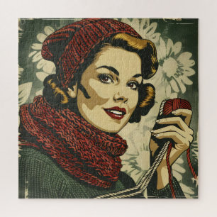 Frau und Garn Vintage