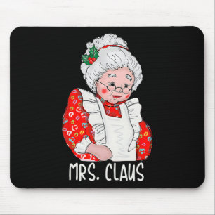 Frau und Herr Santa Claus Paare treffen Weihnachte Mousepad