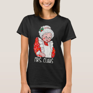 Frau und Herr Santa Claus Paare treffen Weihnachte T-Shirt
