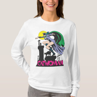 Frau und Logo rosa T-Shirt