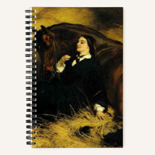 Frau und Pferd Notizbuch