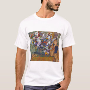 Frau und Vase der Blume, Edgar Degas T-Shirt