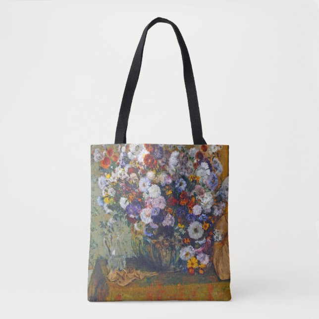 Frau und Vase der Blume, Edgar Degas Tasche (Vorderseite)