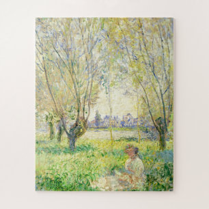 Frau unter den Willows von Claude Monet