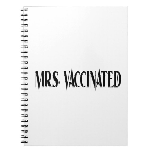 Frau Vaccected Notizblock (Vorderseite)
