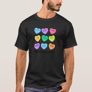 Frau Valentine's Day Pastel Candy H T-Shirt