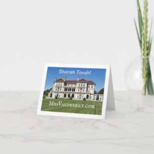 Frau Vanderbilt "Shanah Tovah" Rosh Hashanah Cards Karte