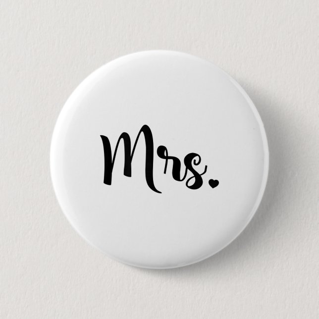 Frau Verlobung Wedding Brautparty Bride Button (Vorderseite)