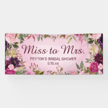 Frau Vintag Pink Lila Brautparty Ban