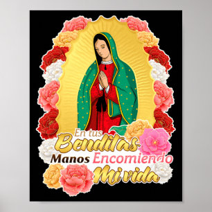 Frau Virgen De Guadalupe Heilige Jungfrau Maria Ro Poster