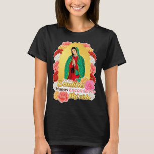 Frau Virgen De Guadalupe Heilige Jungfrau Maria Ro T-Shirt