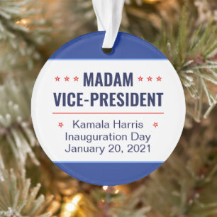 Frau Vizepräsidentin Kamala Harris Einweihung Ornament