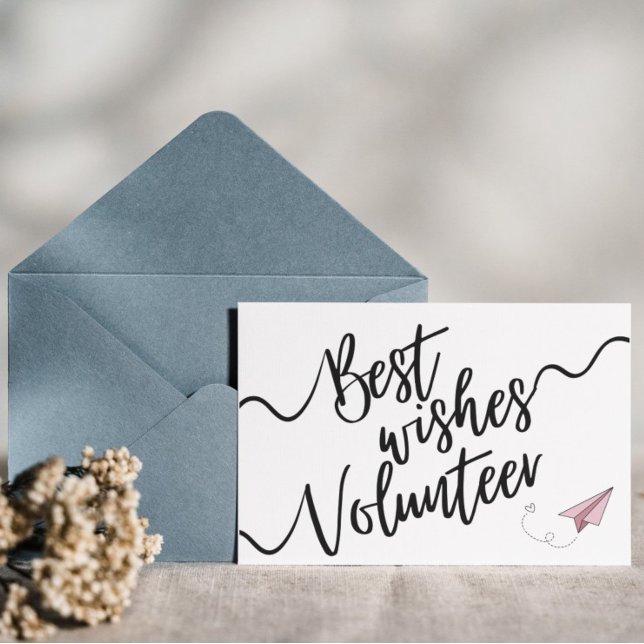 Frau Volunteer Vielen Dank Karten Beste Wünsche au (Von Creator hochgeladen)