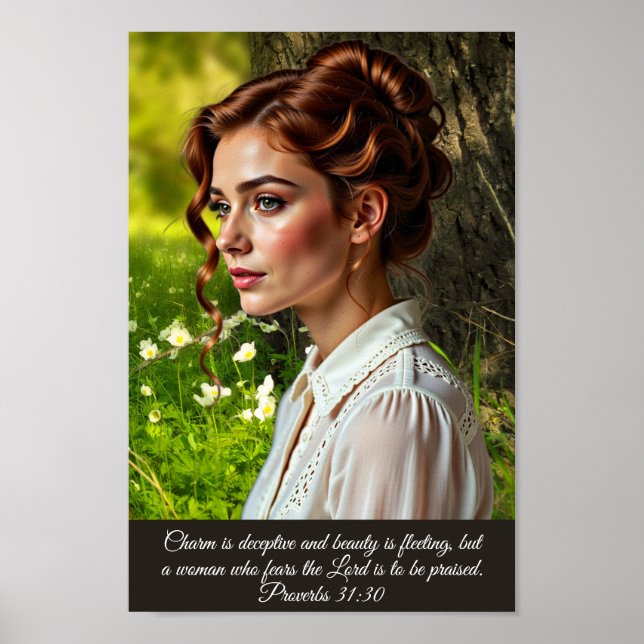 Frau von Sprüche 31 Poster (Vorne)