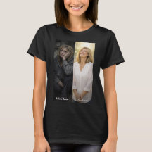 Frau vor Jesus und nach Jesus T-Shirt
