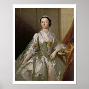 Frau Wardle, 1742 (Öl auf Leinwand) Poster