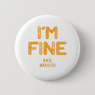 FRAU Warrior - ICH BIN FINE Button