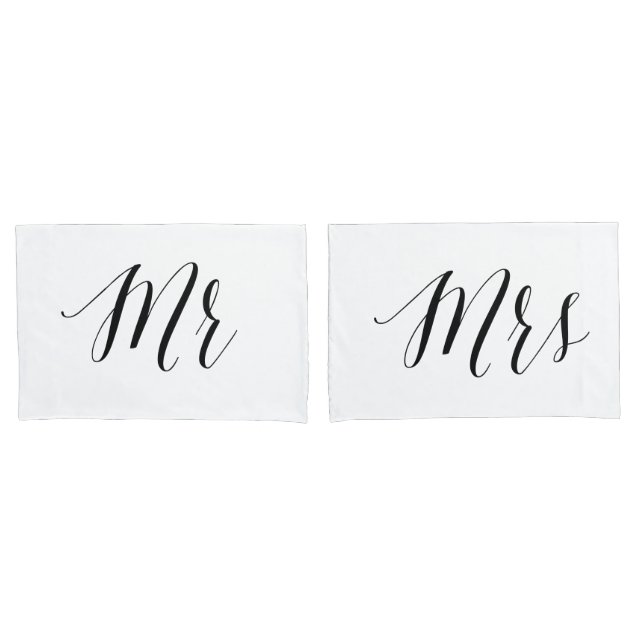 Frau Wedding Seine Hers Couple Romantic Bedroom Kissenbezug (Vorderseite-Set)