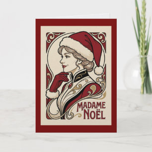 Frau Weihnachten Karte