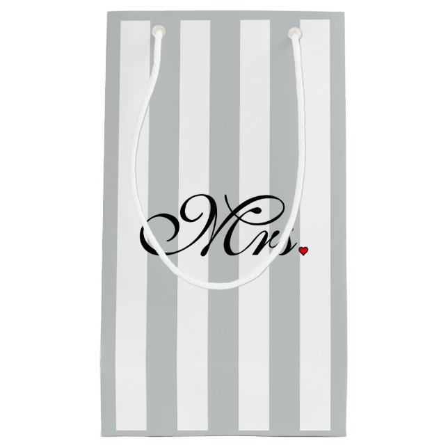 Frau Wife Bride Click, zum der Farbstreifen Kleine Geschenktüte (Vorderseite)