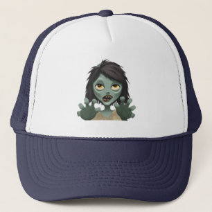 Frau Zombie - Emoji Truckerkappe